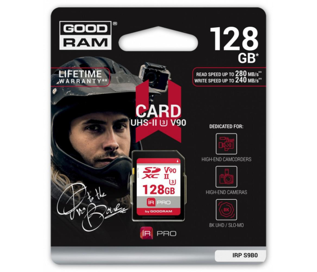 GOODRAM 128GB SDXC UHS-II U3 zapis 240MB/s odczyt 280MB/s - 377410 - zdjęcie 2